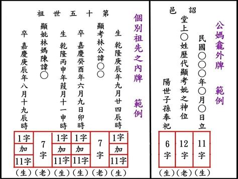 祖先牌位內板順序|歷代祖先牌位書寫指南：完整教學，避免犯錯，尊重傳。